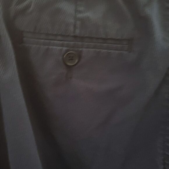 Calvin Klein Womens Corduroy Pants Blue Size 10 Cotton Blend Stretch Pockets - Picture 10 of 12